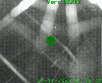 <h2>Caméra routière sur l'autoroute A20 à Saint-Hilaire-Bonneval, au sud de Limoges. Vue orientée vers Paris</h2>