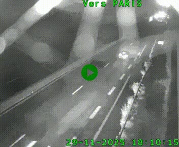<h2>Caméra routière sur l'autoroute A20 à Saint-Hilaire-Bonneval, au sud de Limoges. Vue orientée vers Paris</h2>