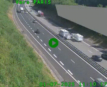 <h2>Caméra routière sur l'autoroute A20 à Saint-Pardoux-l'Ortigier, à la jonction avec l'A89. Vue orientée vers Paris</h2>
