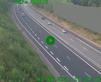 <h2>Caméra routière sur l'autoroute A20 à Saint-Pardoux-l'Ortigier, à la jonction avec l'A89. Vue orientée vers Paris</h2>