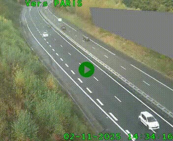 <h2>Caméra routière sur l'autoroute A20 à Saint-Pardoux-l'Ortigier, à la jonction avec l'A89. Vue orientée vers Paris</h2>