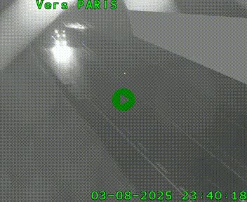 Caméra routière sur l'autoroute A20 à Saint-Pardoux-l'Ortigier, à la jonction avec l'A89. Vue orientée vers Paris