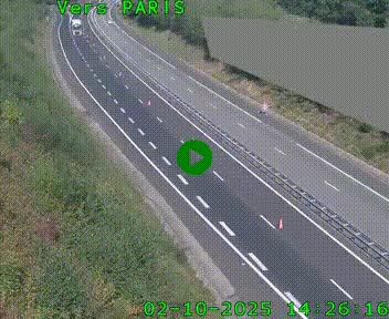 <h2>Caméra routière sur l'autoroute A20 à Saint-Pardoux-l'Ortigier, à la jonction avec l'A89. Vue orientée vers Paris</h2>