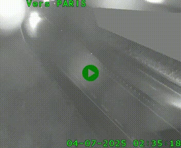 Caméra routière sur l'autoroute A20 à Saint-Pardoux-l'Ortigier, à la jonction avec l'A89. Vue orientée vers Paris