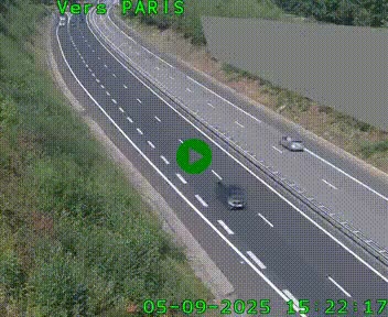 <h2>Caméra routière sur l'autoroute A20 à Saint-Pardoux-l'Ortigier, à la jonction avec l'A89. Vue orientée vers Paris</h2>
