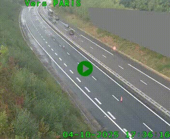 <h2>Caméra routière sur l'autoroute A20 à Saint-Pardoux-l'Ortigier, à la jonction avec l'A89. Vue orientée vers Paris</h2>