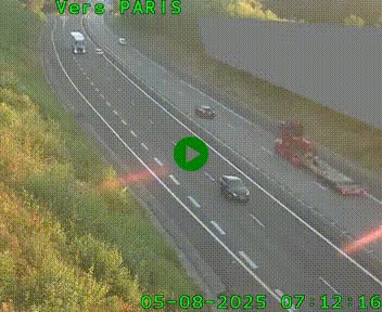 <h2>Caméra routière sur l'autoroute A20 à Saint-Pardoux-l'Ortigier, à la jonction avec l'A89. Vue orientée vers Paris</h2>
