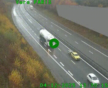 <h2>Caméra routière sur l'autoroute A20 à Saint-Pardoux-l'Ortigier, à la jonction avec l'A89. Vue orientée vers Paris</h2>