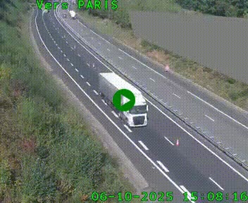 <h2>Caméra routière sur l'autoroute A20 à Saint-Pardoux-l'Ortigier, à la jonction avec l'A89. Vue orientée vers Paris</h2>