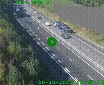 <h2>Caméra routière sur l'autoroute A20 à Saint-Pardoux-l'Ortigier, à la jonction avec l'A89. Vue orientée vers Paris</h2>