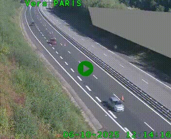 <h2>Caméra routière sur l'autoroute A20 à Saint-Pardoux-l'Ortigier, à la jonction avec l'A89. Vue orientée vers Paris</h2>
