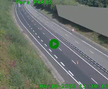 <h2>Caméra routière sur l'autoroute A20 à Saint-Pardoux-l'Ortigier, à la jonction avec l'A89. Vue orientée vers Paris</h2>