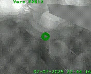 Caméra routière sur l'autoroute A20 à Saint-Pardoux-l'Ortigier, à la jonction avec l'A89. Vue orientée vers Paris