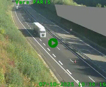 <h2>Caméra routière sur l'autoroute A20 à Saint-Pardoux-l'Ortigier, à la jonction avec l'A89. Vue orientée vers Paris</h2>