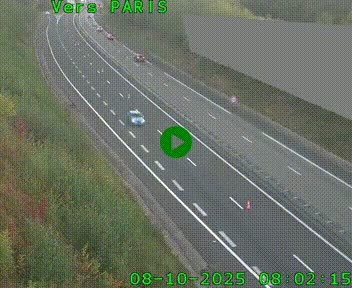 <h2>Caméra routière sur l'autoroute A20 à Saint-Pardoux-l'Ortigier, à la jonction avec l'A89. Vue orientée vers Paris</h2>