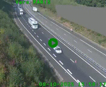 <h2>Caméra routière sur l'autoroute A20 à Saint-Pardoux-l'Ortigier, à la jonction avec l'A89. Vue orientée vers Paris</h2>