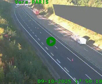 <h2>Caméra routière sur l'autoroute A20 à Saint-Pardoux-l'Ortigier, à la jonction avec l'A89. Vue orientée vers Paris</h2>