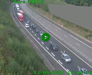 <h2>Caméra routière sur l'autoroute A20 à Saint-Pardoux-l'Ortigier, à la jonction avec l'A89. Vue orientée vers Paris</h2>