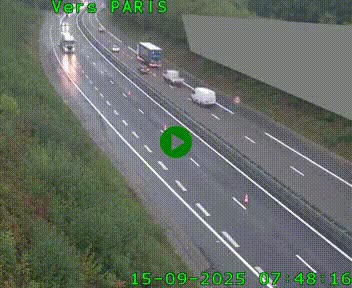 <h2>Caméra routière sur l'autoroute A20 à Saint-Pardoux-l'Ortigier, à la jonction avec l'A89. Vue orientée vers Paris</h2>