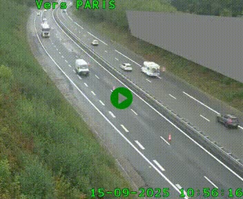 <h2>Caméra routière sur l'autoroute A20 à Saint-Pardoux-l'Ortigier, à la jonction avec l'A89. Vue orientée vers Paris</h2>