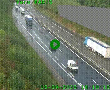 <h2>Caméra routière sur l'autoroute A20 à Saint-Pardoux-l'Ortigier, à la jonction avec l'A89. Vue orientée vers Paris</h2>
