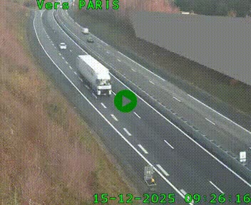 <h2>Caméra routière sur l'autoroute A20 à Saint-Pardoux-l'Ortigier, à la jonction avec l'A89. Vue orientée vers Paris</h2>