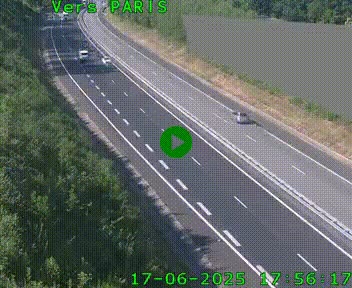 <h2>Caméra routière sur l'autoroute A20 à Saint-Pardoux-l'Ortigier, à la jonction avec l'A89. Vue orientée vers Paris</h2>