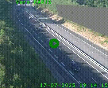 <h2>Caméra routière sur l'autoroute A20 à Saint-Pardoux-l'Ortigier, à la jonction avec l'A89. Vue orientée vers Paris</h2>