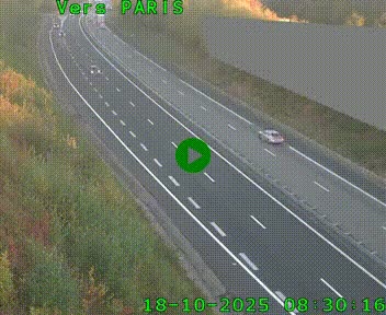 <h2>Caméra routière sur l'autoroute A20 à Saint-Pardoux-l'Ortigier, à la jonction avec l'A89. Vue orientée vers Paris</h2>