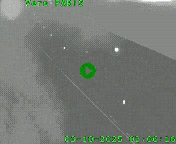 Caméra routière sur l'autoroute A20 à Saint-Pardoux-l'Ortigier, à la jonction avec l'A89. Vue orientée vers Paris