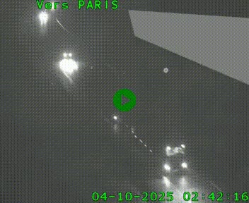 Caméra routière sur l'autoroute A20 à Saint-Pardoux-l'Ortigier, à la jonction avec l'A89. Vue orientée vers Paris