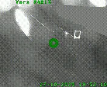 Caméra routière sur l'autoroute A20 à Saint-Pardoux-l'Ortigier, à la jonction avec l'A89. Vue orientée vers Paris