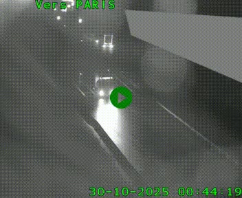 Caméra routière sur l'autoroute A20 à Saint-Pardoux-l'Ortigier, à la jonction avec l'A89. Vue orientée vers Paris