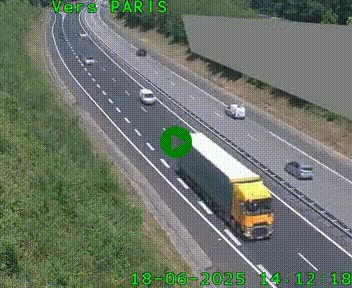 <h2>Caméra routière sur l'autoroute A20 à Saint-Pardoux-l'Ortigier, à la jonction avec l'A89. Vue orientée vers Paris</h2>