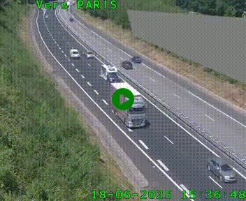 <h2>Caméra routière sur l'autoroute A20 à Saint-Pardoux-l'Ortigier, à la jonction avec l'A89. Vue orientée vers Paris</h2>