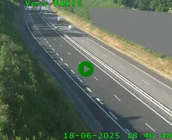 <h2>Caméra routière sur l'autoroute A20 à Saint-Pardoux-l'Ortigier, à la jonction avec l'A89. Vue orientée vers Paris</h2>