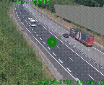 <h2>Caméra routière sur l'autoroute A20 à Saint-Pardoux-l'Ortigier, à la jonction avec l'A89. Vue orientée vers Paris</h2>