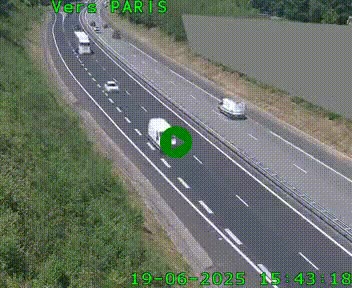 <h2>Caméra routière sur l'autoroute A20 à Saint-Pardoux-l'Ortigier, à la jonction avec l'A89. Vue orientée vers Paris</h2>