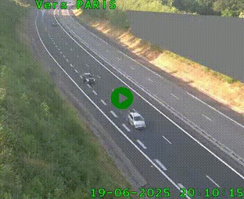 <h2>Caméra routière sur l'autoroute A20 à Saint-Pardoux-l'Ortigier, à la jonction avec l'A89. Vue orientée vers Paris</h2>