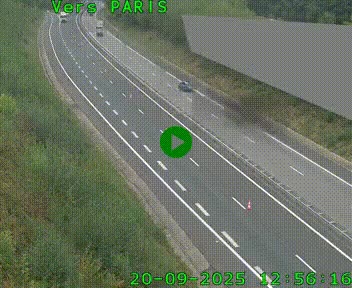 <h2>Caméra routière sur l'autoroute A20 à Saint-Pardoux-l'Ortigier, à la jonction avec l'A89. Vue orientée vers Paris</h2>