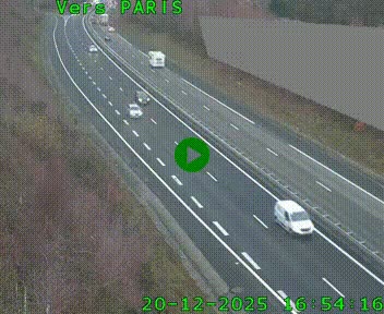 <h2>Caméra routière sur l'autoroute A20 à Saint-Pardoux-l'Ortigier, à la jonction avec l'A89. Vue orientée vers Paris</h2>