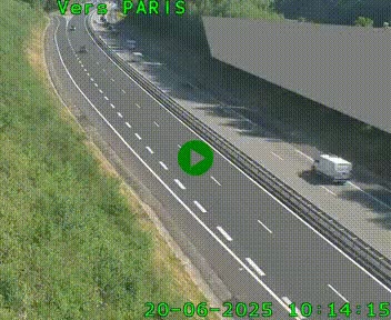 <h2>Caméra routière sur l'autoroute A20 à Saint-Pardoux-l'Ortigier, à la jonction avec l'A89. Vue orientée vers Paris</h2>