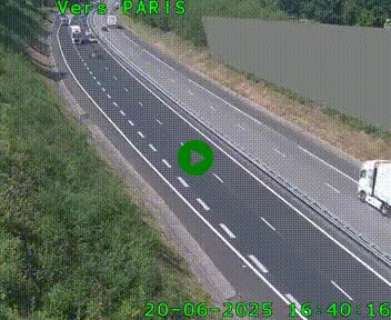<h2>Caméra routière sur l'autoroute A20 à Saint-Pardoux-l'Ortigier, à la jonction avec l'A89. Vue orientée vers Paris</h2>