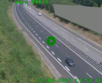 <h2>Caméra routière sur l'autoroute A20 à Saint-Pardoux-l'Ortigier, à la jonction avec l'A89. Vue orientée vers Paris</h2>