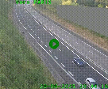 <h2>Caméra routière sur l'autoroute A20 à Saint-Pardoux-l'Ortigier, à la jonction avec l'A89. Vue orientée vers Paris</h2>