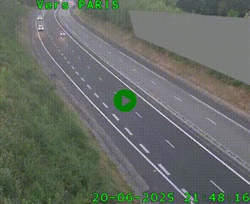 <h2>Caméra routière sur l'autoroute A20 à Saint-Pardoux-l'Ortigier, à la jonction avec l'A89. Vue orientée vers Paris</h2>