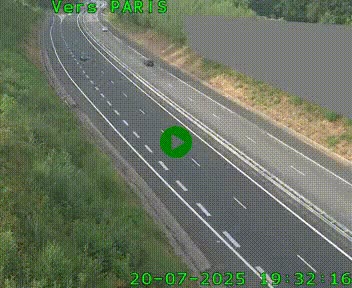 <h2>Caméra routière sur l'autoroute A20 à Saint-Pardoux-l'Ortigier, à la jonction avec l'A89. Vue orientée vers Paris</h2>