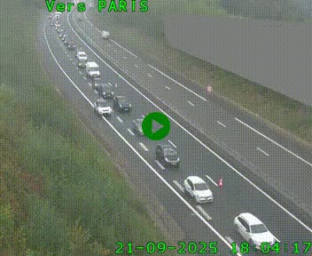 <h2>Caméra routière sur l'autoroute A20 à Saint-Pardoux-l'Ortigier, à la jonction avec l'A89. Vue orientée vers Paris</h2>