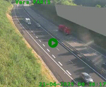 <h2>Caméra routière sur l'autoroute A20 à Saint-Pardoux-l'Ortigier, à la jonction avec l'A89. Vue orientée vers Paris</h2>