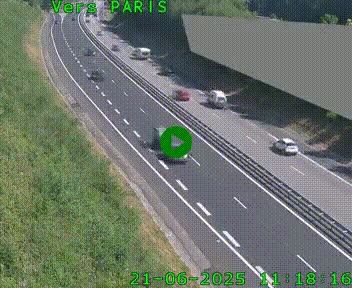 <h2>Caméra routière sur l'autoroute A20 à Saint-Pardoux-l'Ortigier, à la jonction avec l'A89. Vue orientée vers Paris</h2>